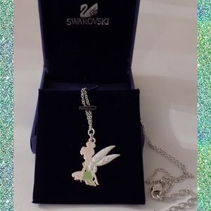 Swarovksi Crystal Disney TINKERBELL Fairy Necklace
